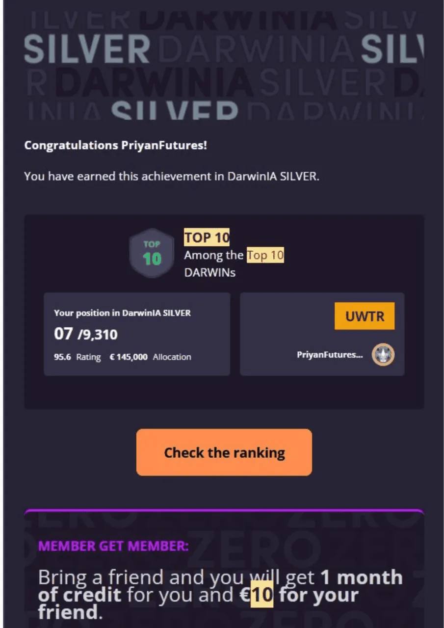 DarwinIA Silver - €145K Allocation