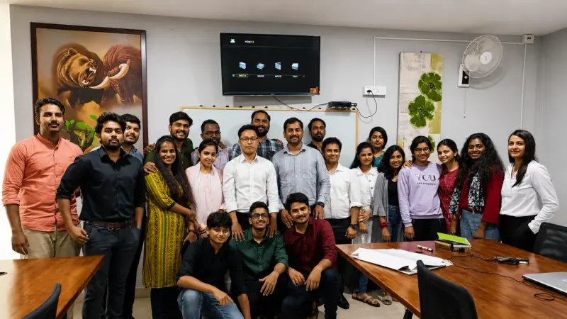 Tradeshala students community meetup group photo