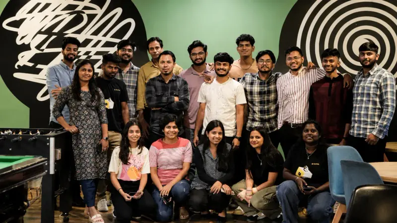 Tradeshala students community group at event space